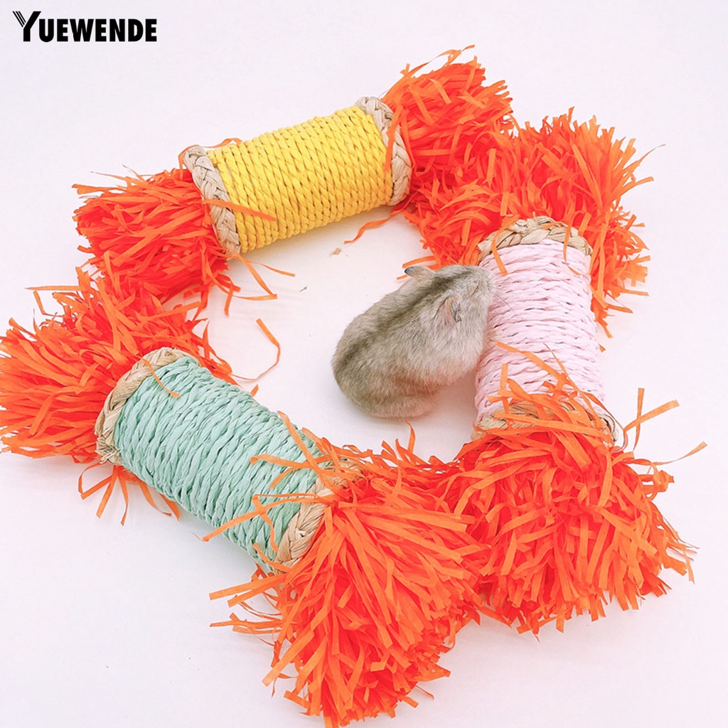 Yq.e Đồ Chơi Đường Hầm Giấy Gọn Nhẹ Chống Trầy Xước Chống Cắn Luyện Tập Nhai Cho Hamster / Thú Cưng