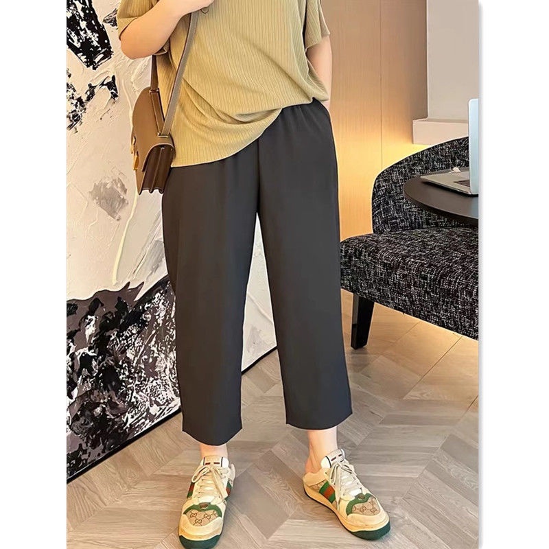 Quần harem Ống Rộng Lưng Cao 3 / 4 plus size  Cho Nữ
