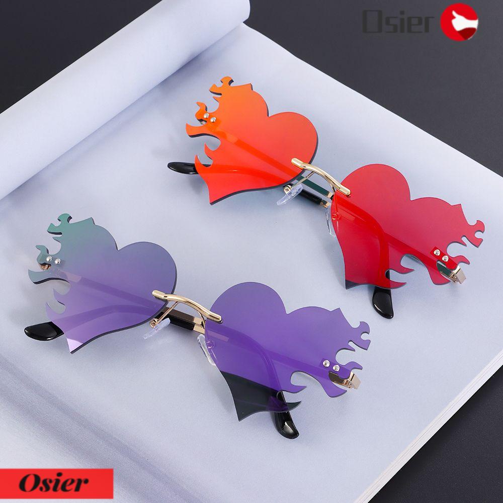 Kính Mát Không Gọng Chống Tia UV400 Phụ Kiện Cho Nữ OSIER1