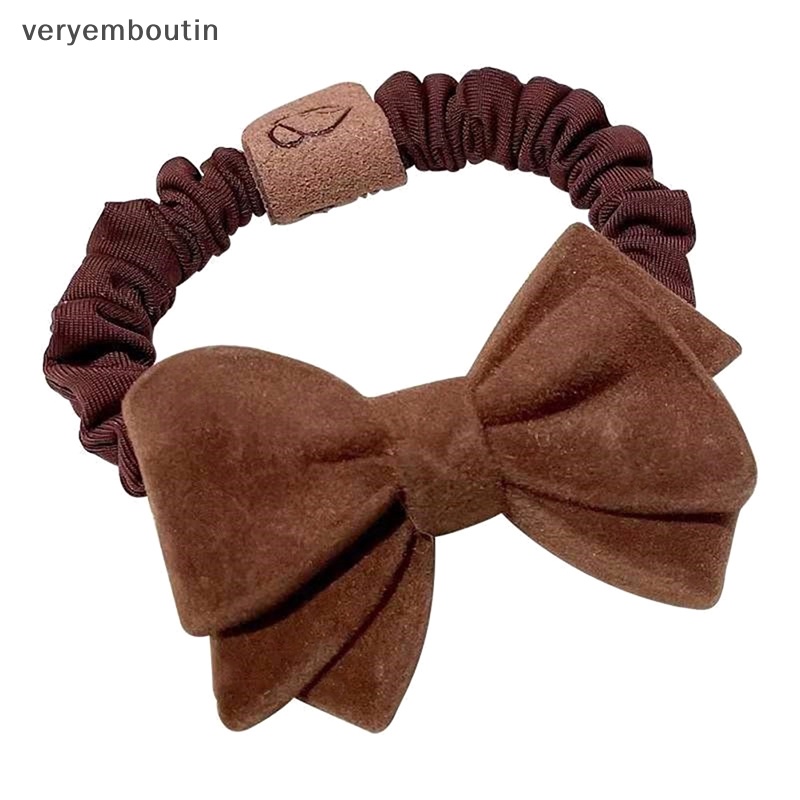 Dây Buộc Tóc Đuôi Ngựa Co Giãn Cao Hình Trái Tim Màu Cà Phê Thời Trang Mùa Đông Dành Cho Thanh Thiếu Niên n