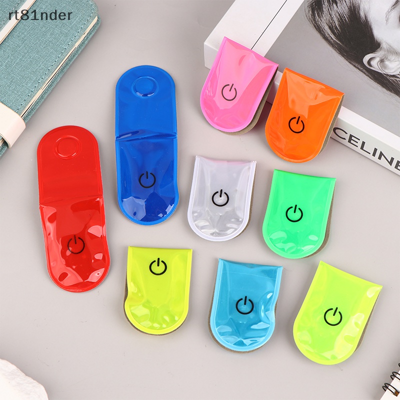 Rt Đèn LED Dạng Kẹp Từ Tính Phản Quang An Toàn Cho Hoạt Động Thể Thao Ngoài Trời