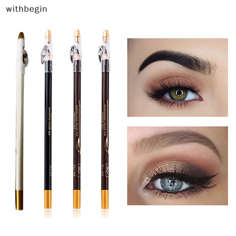 1 Bút Kẻ Đường Chân Tóc Kèm Đồ Chuốt Tiện Dụng