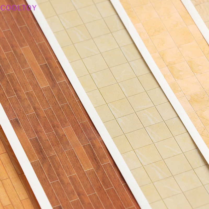 Sticker Dán Sàn Nhà Trang Trí Nhà Búp Bê Tỉ Lệ 1: 12