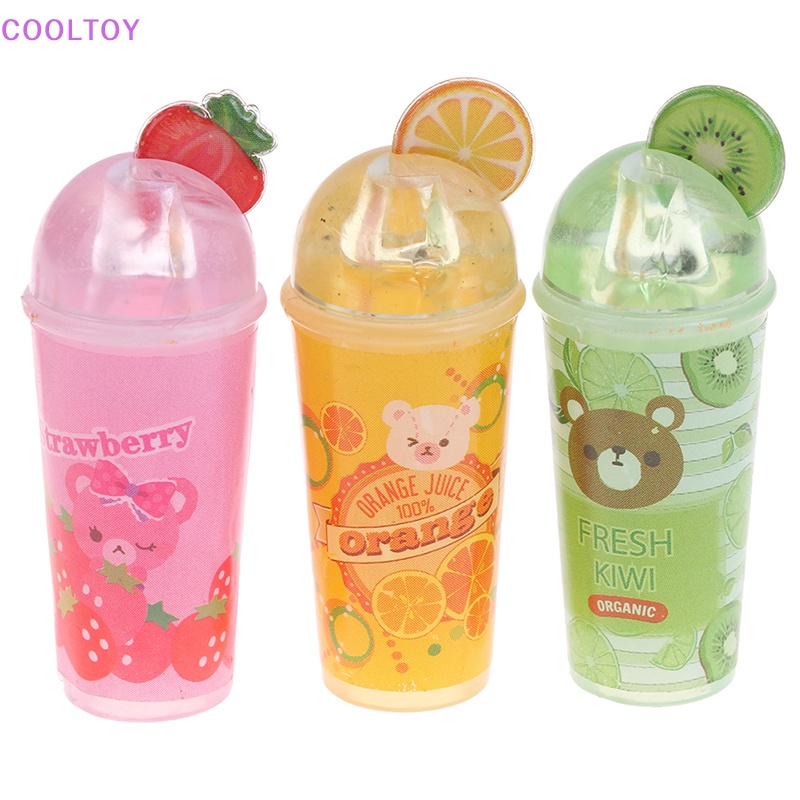 Cooltoy Set 3 Mô Hình Lát Trái Cây Hoạt Hình Lập Thể Trang Trí Nhà Búp Bê