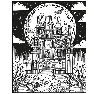 Halloween Magic Painting Book