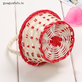 1 giỏ đan tay mini bằng nhựa đựng đồ tiện lợi