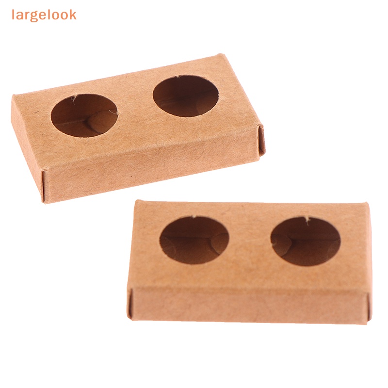 Set 2 Khay Đựng Cốc Cà Phê Tỉ Lệ 1 / 12 Dùng Trang Trí Nhà Búp Bê