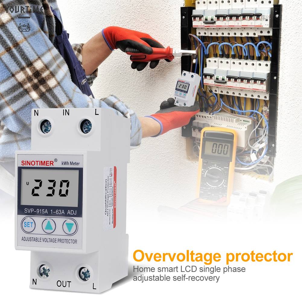 Thiết Bị Đo Điện Áp 230VAC KWH 63A / 80A Chuyên Dụng Cho Nhà Cửa