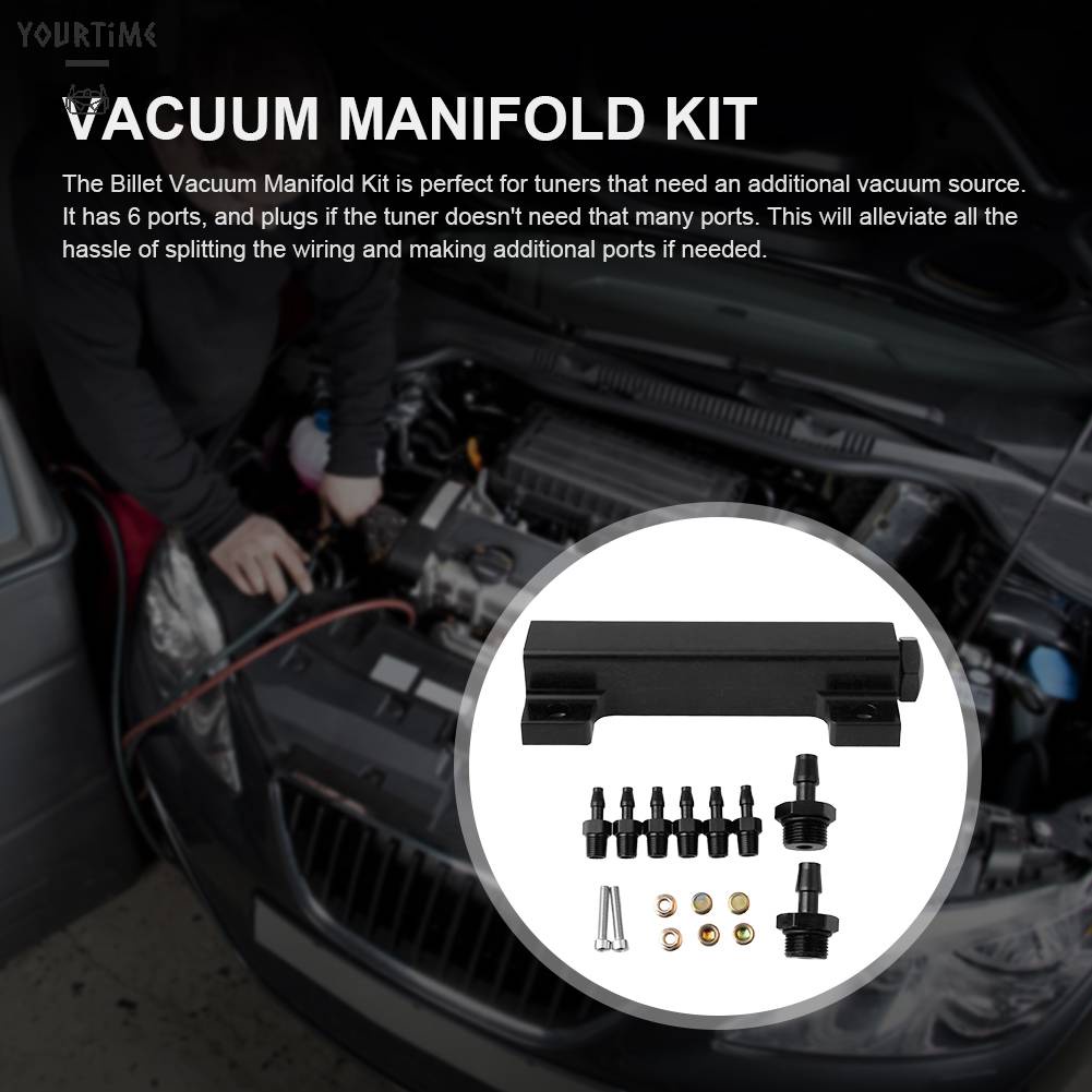 Bộ Phụ Kiện Hút Chân Không 6 Cổng 1 / 8 NPT Chất Lượng Cao