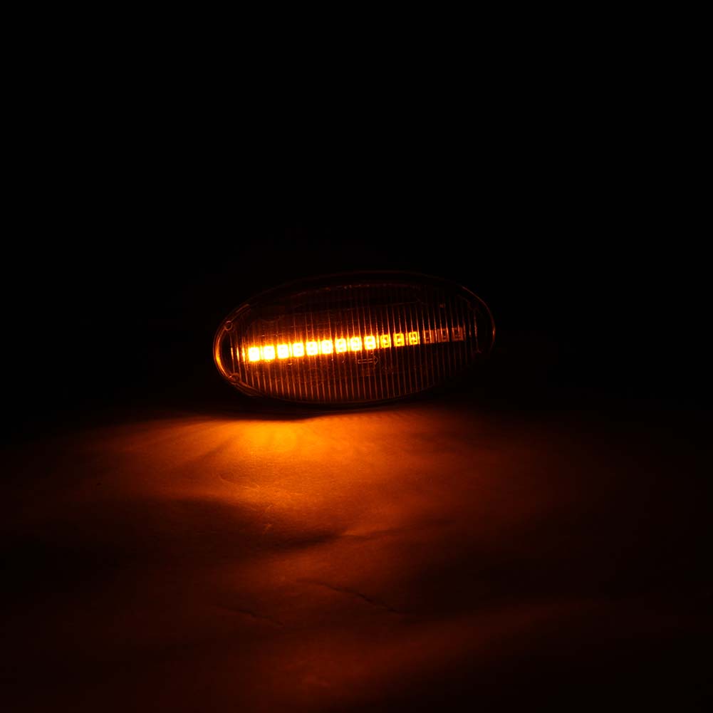 Đèn Xi Nhan 12V DC Bằng Nhựa ABS + LED Màu Vàng Cho Oto