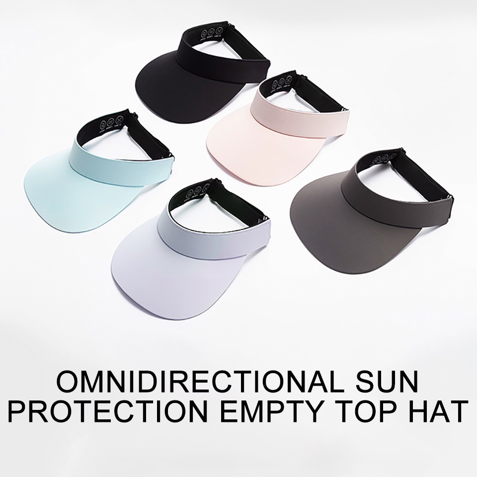 Mũ Rộng Vành Hở Chóp Chống Nắng Thời Trang Mùa Hè Cho Nam Và Nữ