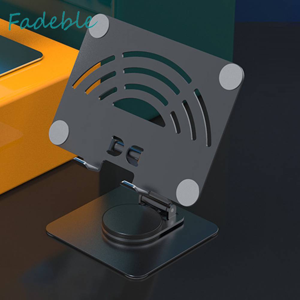 Giá Đỡ Điện Thoại / Máy Tính Bảng Bằng Hợp Kim Nhôm Xoay 360 Độ Để Bàn