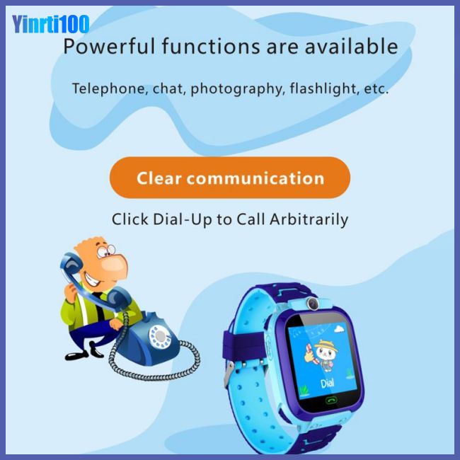 Đồng Hồ Thông Minh Yinrti Theo Dõi Sức Khỏe Kết Nối Bluetooth Cho Bé