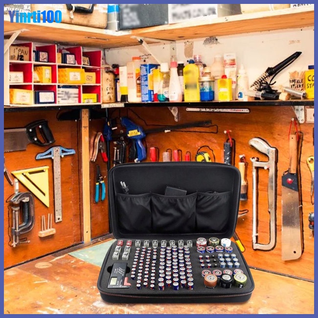 Hộp Đựng Pin AA / AAA / C / D / 9V 147 Ngăn Bằng Nhựa Cứng Tiện Dụng