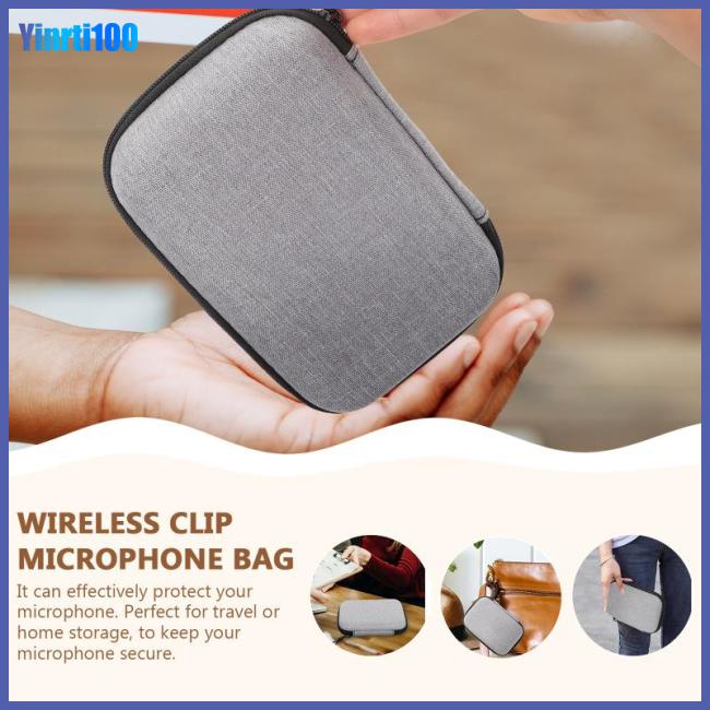 Túi Đựng Micro Không Dây Yinrti Bằng Chất Liệu Cứng Chống Sốc Chống Thấm Nước
