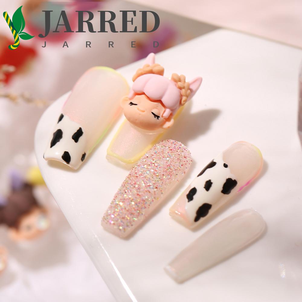 Phụ Kiện Trang Trí Móng Tay DIY Hình Bé Gái Hoạt Hình Dễ Thương