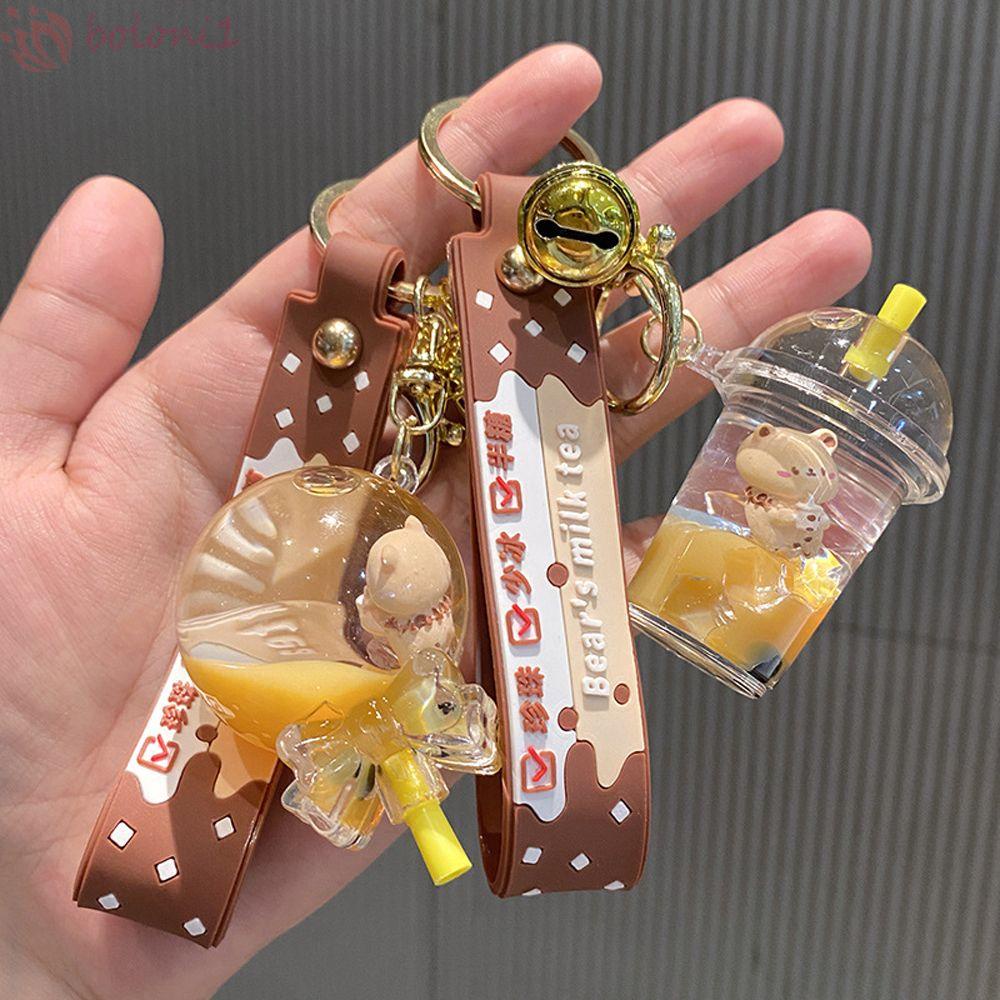 Móc Khóa Hình Chuông Lắc Bằng Acrylic Dễ Thương Phong Cách Hàn Quốc