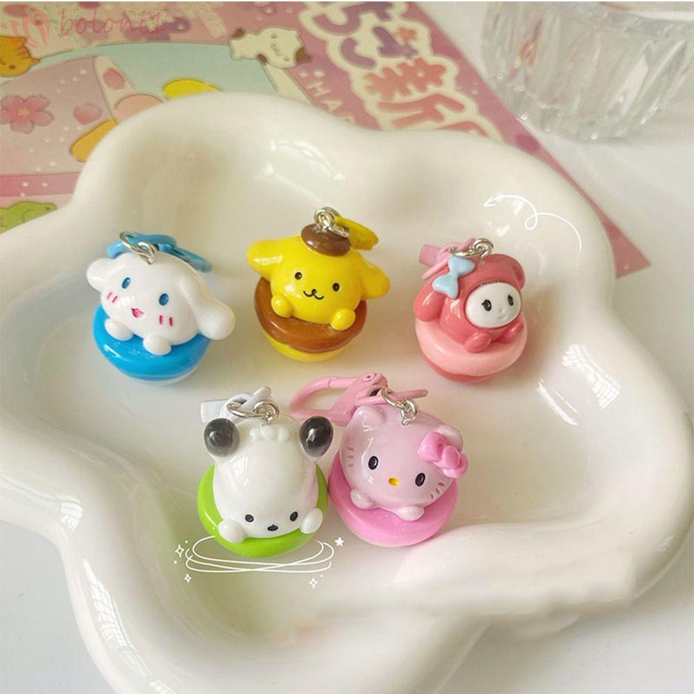 Móc Chìa Khóa Hình Hoạt Hình Bằng Hợp Kim Acrylic Phong Cách Hàn Quốc