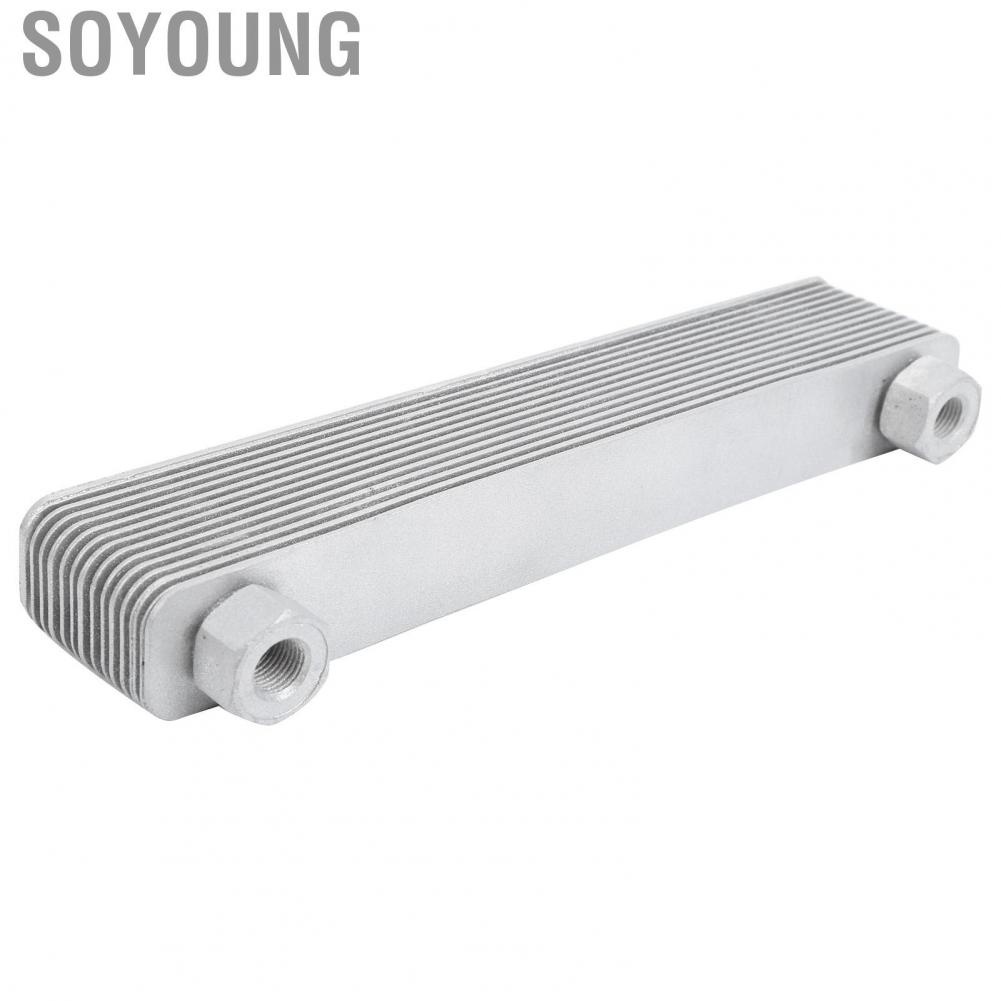 Soyoung Thermostat Housing Cover auto  heater 13 Rows Engine Oil Cooler Cooling Universal for 125CC-250CC