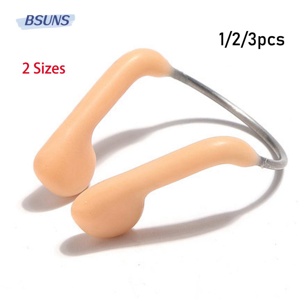 1 / 2 / 3 Kẹp Mũi Bằng Silicon Mềm Chất Lượng Cao