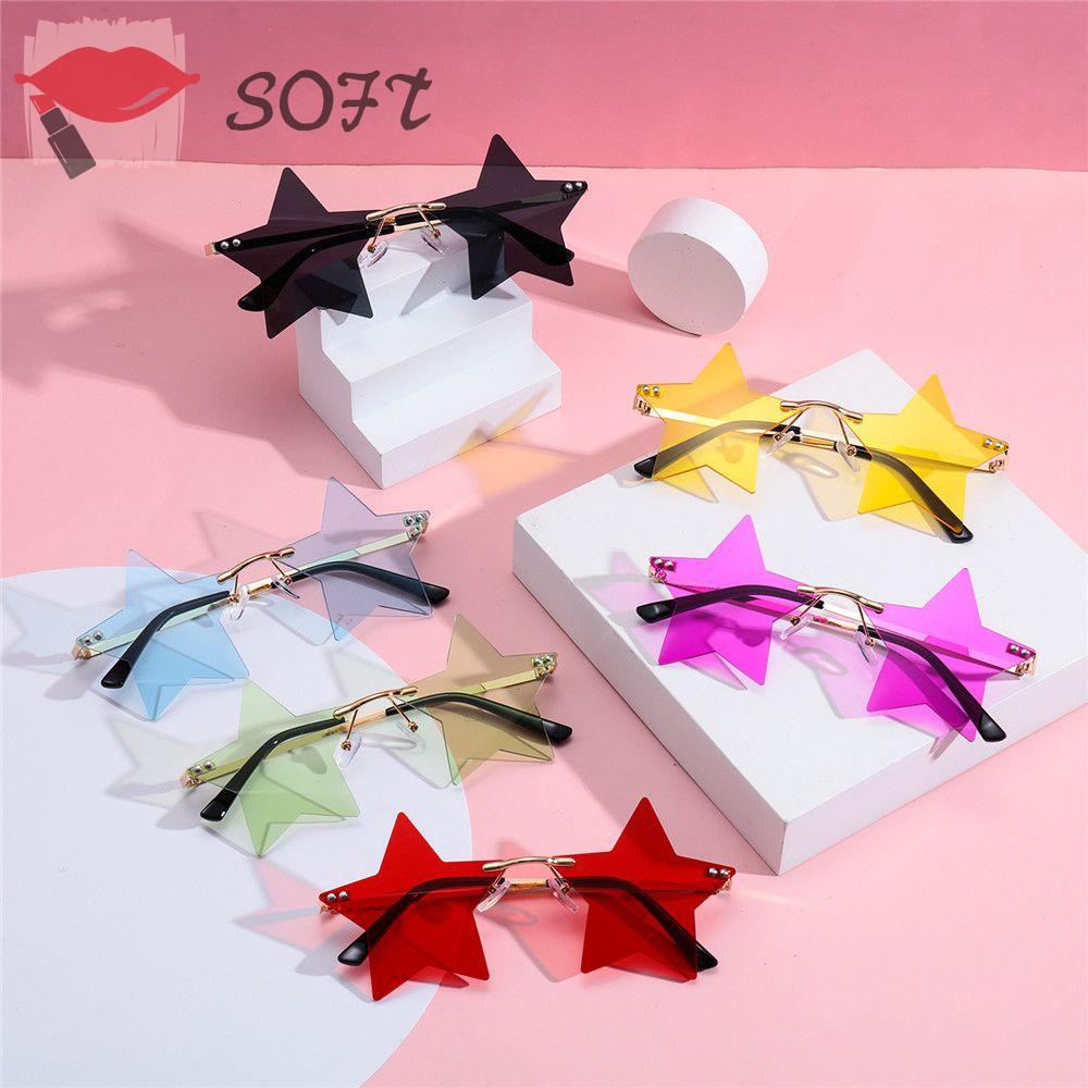 Kính Chống Nắng Không Viền Mềm Mại Dễ Thương Cho Nam Và Nữ