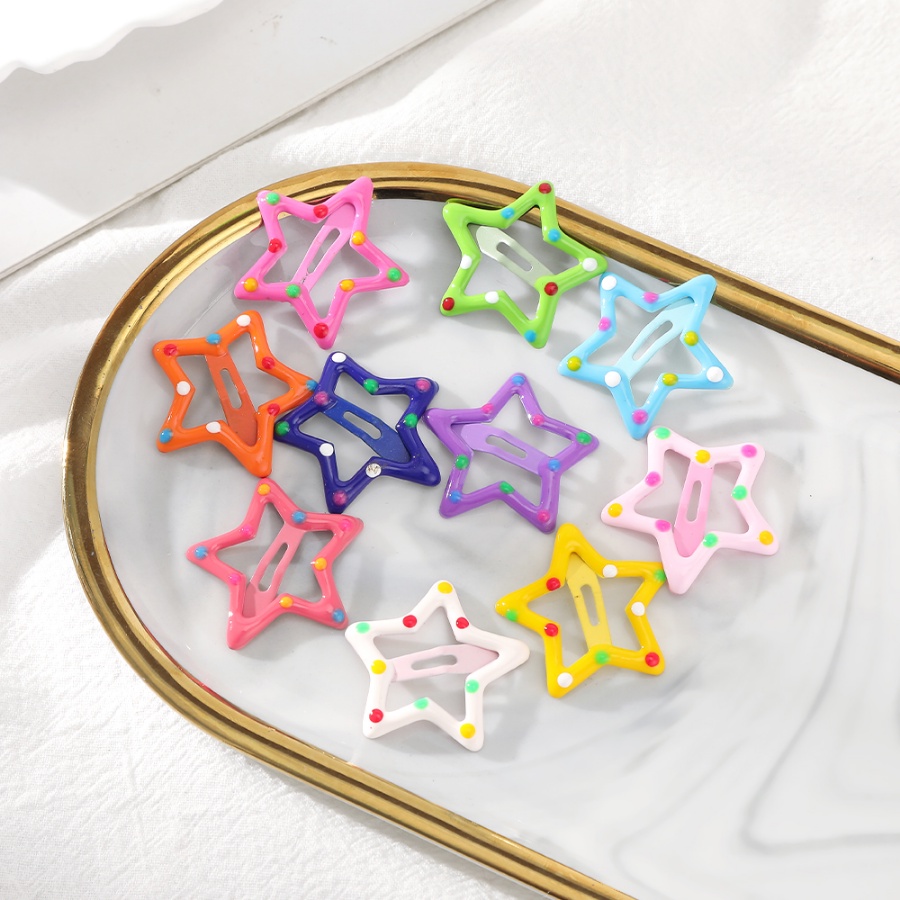 Kẹp Tóc Hình Ngôi Sao Năm Cánh Bằng Hợp Kim Dễ Thương Xinh Xắn