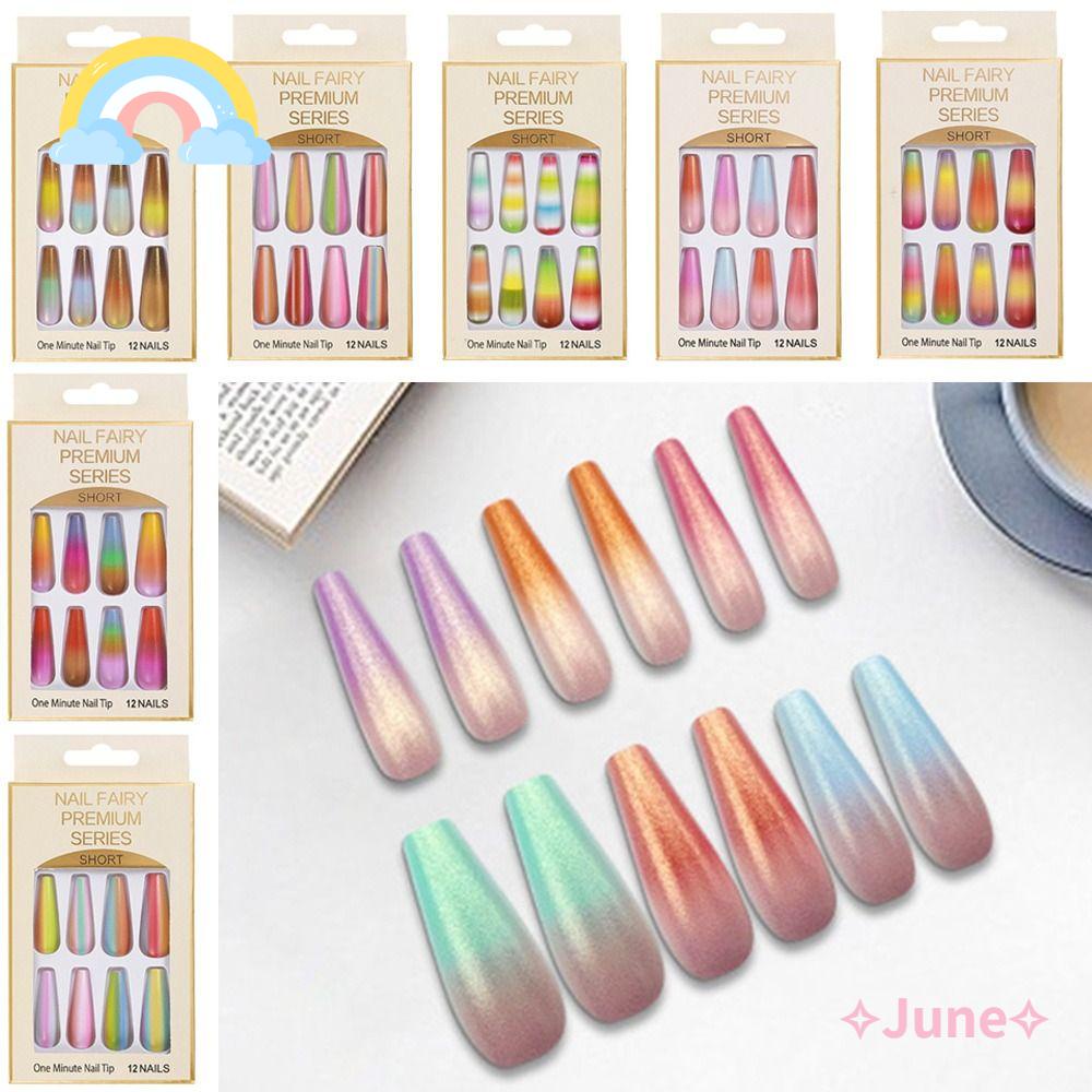 Bộ 24 Móng Tay Giả Toàn Diện Có Thể Tháo Rời DIY