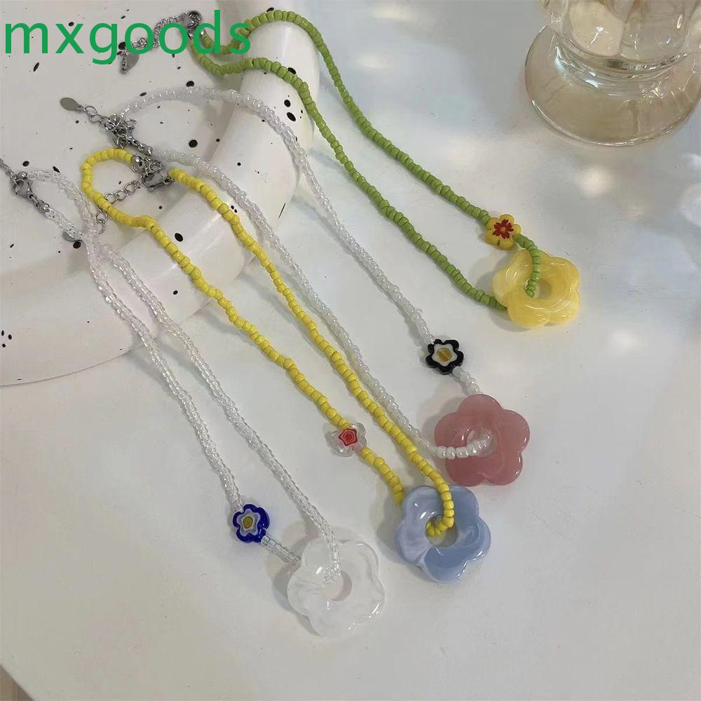 Vòng cổ Hạt Gạo Nhiều Màu Độc Đáo Phong Cách Hàn Quốc Y2K