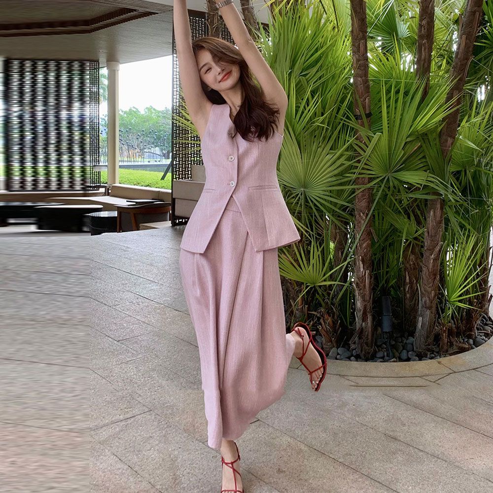 Bộ Đồ Vest Thời Trang Mùa Hè Thanh Lịch Cho Nữ