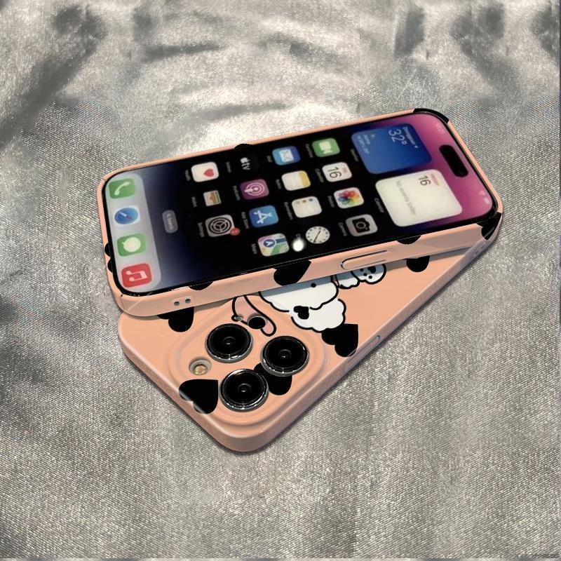 Ốp Điện Thoại Dẻo Họa Tiết Chú Chó Dễ Thương Chống Sốc Cho iPhone12max 13 Phong Cách Đơn Giản 7814pro 11 0QPF