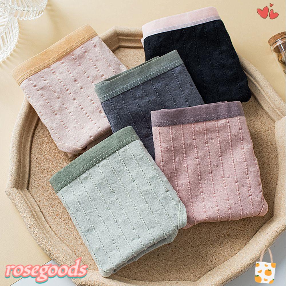 Quần Lót Cotton Thoáng Khí Lưng Vừa Quyến Rũ Cho Nữ