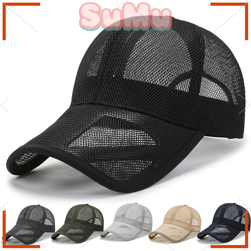 Mũ Lưỡi Trai Chống Nắng Phối Lưới Thoáng Khí Thời Trang Unisex