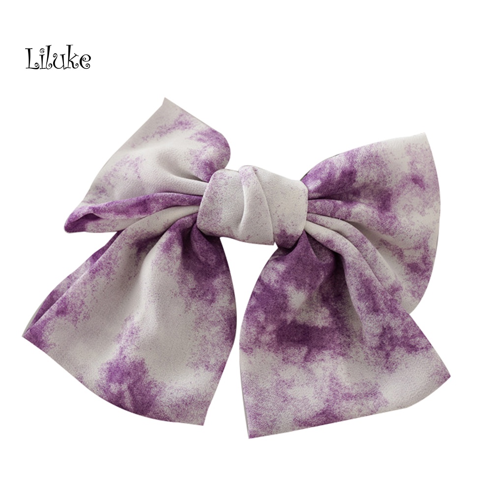 Kẹp Tóc Trang Trí Nơ Và Ruy Băng Xinh Xắn Cho Nữ