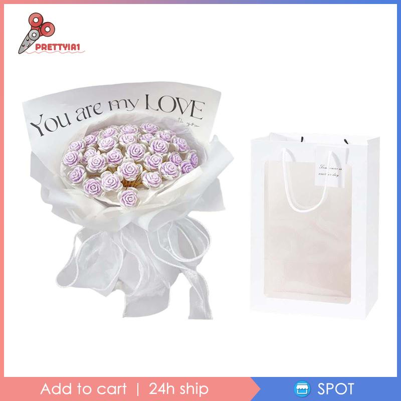 Bộ Bó Hoa Thủ Công Xinh Xắn 1 # Dùng Cho Tiệc Kỷ Niệm / Lễ Tình Nhân