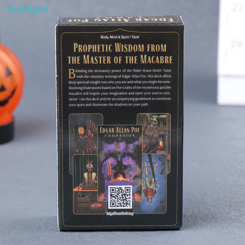 Bộ Bài Tarot Để Bàn Sáng Tạo Và Thiết Thực Cho Bữa Tiệc Edgar Allan Poe Fortune Telling