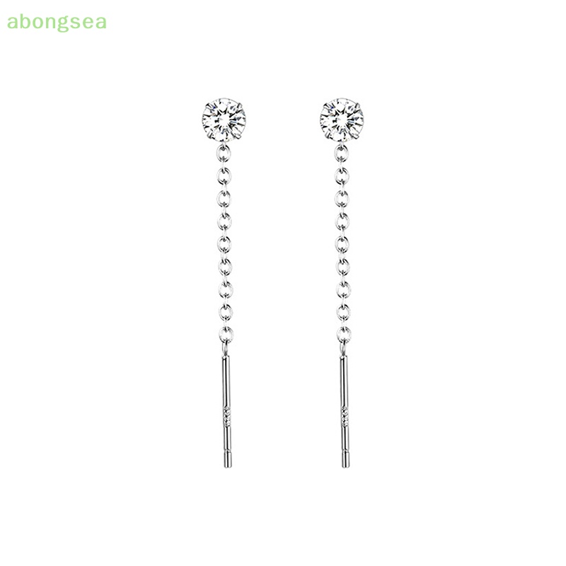 1 Bông Tai Tua Rua Dáng Dài Đính Đá Zircon Hình Ngôi Sao / Trái Tim Thời Trang Cho Nữ