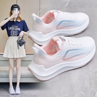 👟giao hàng ngay lập tức👟thể thao nữ giày Giày thể thao mới, thoáng khí, chạy bộ, thể dục-AA0611