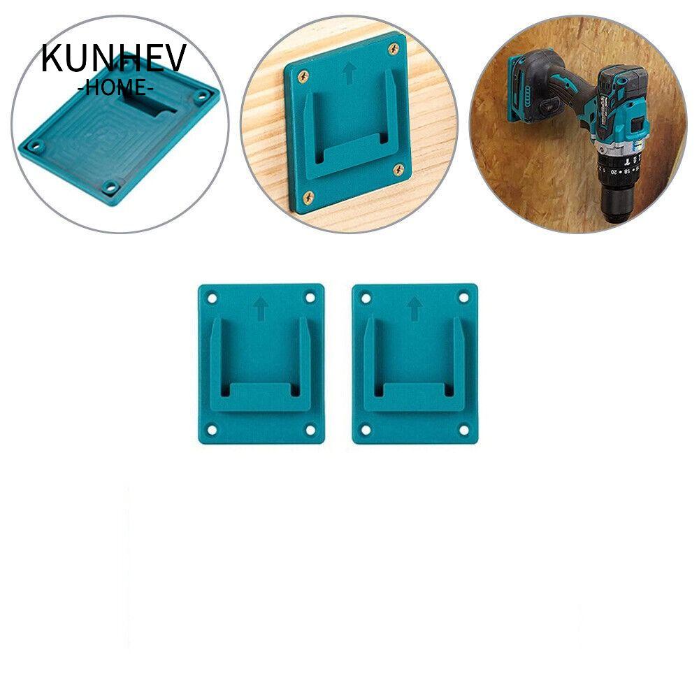KUNHEV Set 2 Món Đồ Thời Trang In Hình Hoa Mẫu Đơn Xinh Xắn|Bộ 2 Giá Đỡ Cố Định Mũi Khoan Điện Siêu Bền Tiện Dụng Dụng Cụ Pin 18V Cho Makita
