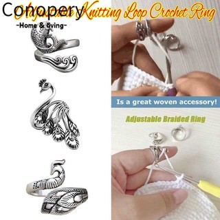 Conopery Nhẫn đan len bằng thép không gỉ tùy chỉnh tiện dụng