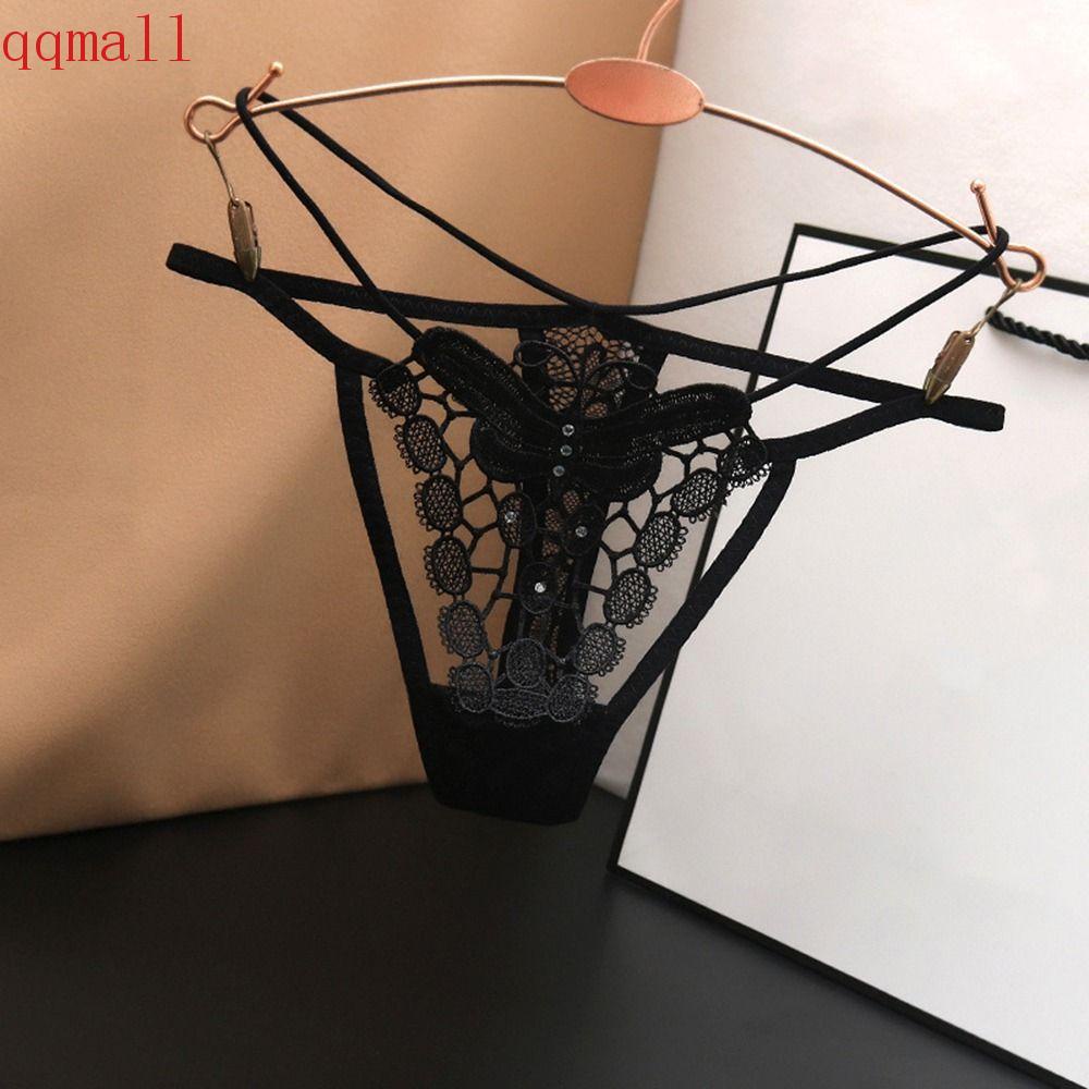 Quần Lót Lọt Khe Hở Đáy Thêu Hoa Hồng Quyến Rũ Cho Nữ