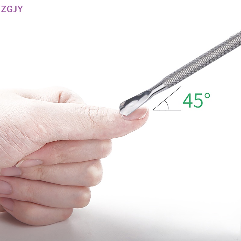 Dụng Cụ Loại Bỏ Da Chết Cho Móng Tay Bằng Thép Không Gỉ Tiện Dụng Mới