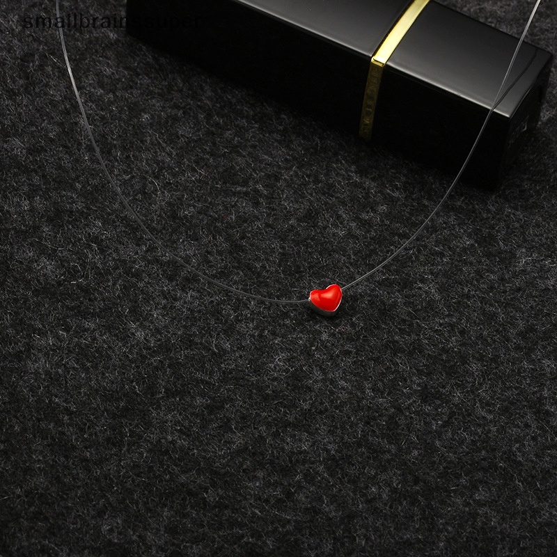 Vòng cổ Choker Mặt Trái Tim Và Chữ Ch Màu Dầu Sáng Tạo Cho Nữ SBS