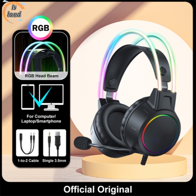 Tai Nghe Chụp Tai X15 Pro Onikuma Rgb Jack 3.5mm Có Micro Linh Hoạt Cho Xbox Ps5 Ps4