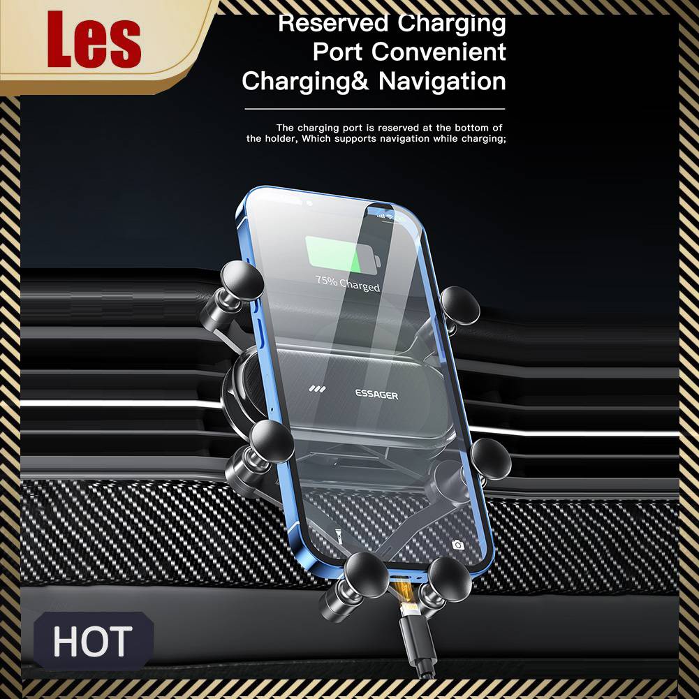 Essager Giá Đỡ Điện Thoại Gắn Lỗ Thông Gió Xe Hơi Chống Trượt Tiện Dụng