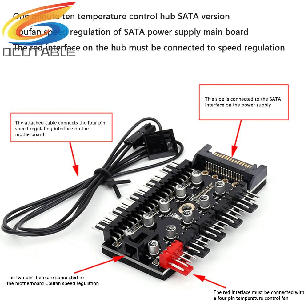 Bo Mạch Chủ 4 Pin PWM Cho PC