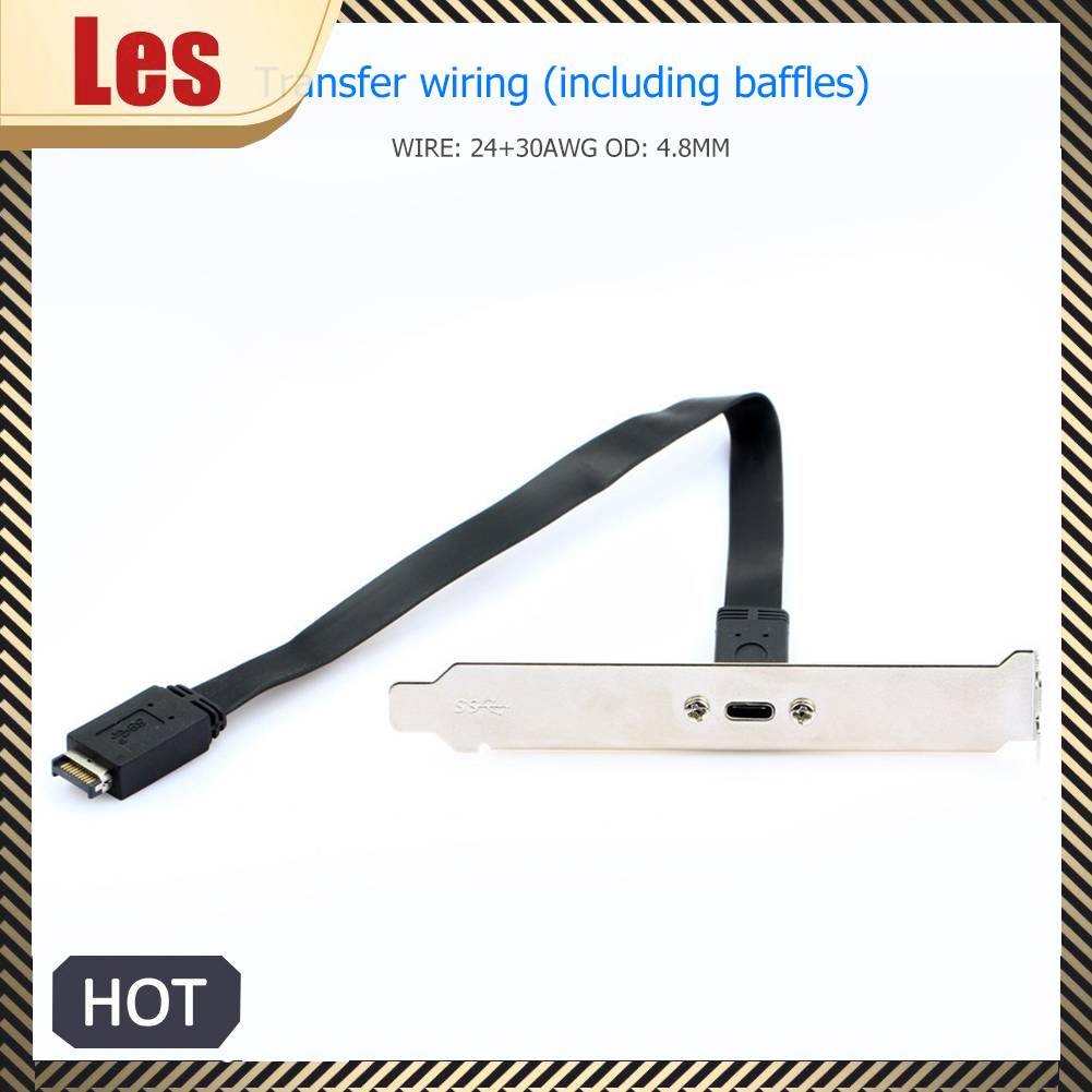 Dây Cáp Nối Dài Bảng Mạch Chủ Cổng USB 3.1 Loại E M Sang Cổng Type C