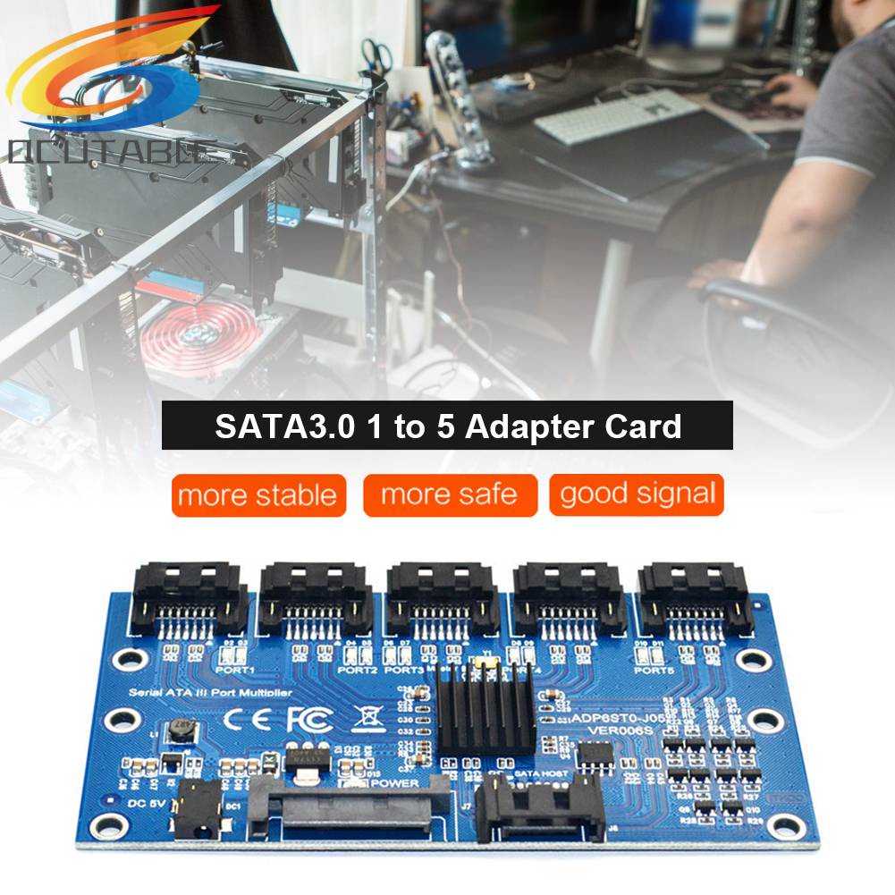 Card Mở Rộng SATA 1 Sang 5 Cổng SATA3.0 6Gbps