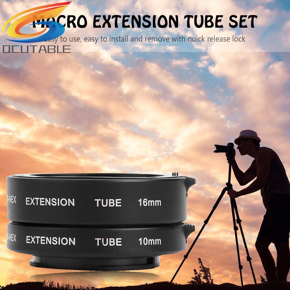 Ống KíNh Macro AF Mở RộNg Tự ĐộNg ViềN BạC Cho MáY ẢNh Sony NEX E-Mount 10mm 16