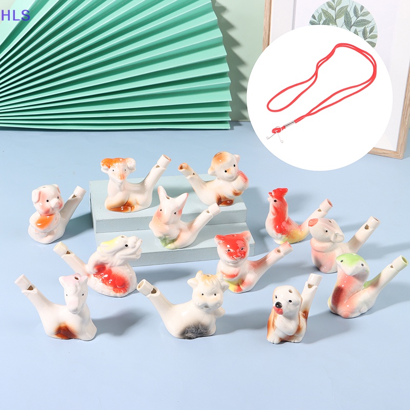 [HLS] Còi Thổi Hình Chim Bằng Gốm Màu Sắc Ngẫu Nhiên Dễ Thương Sáng Tạo Dành Cho Đội Thể Thao Ngoài