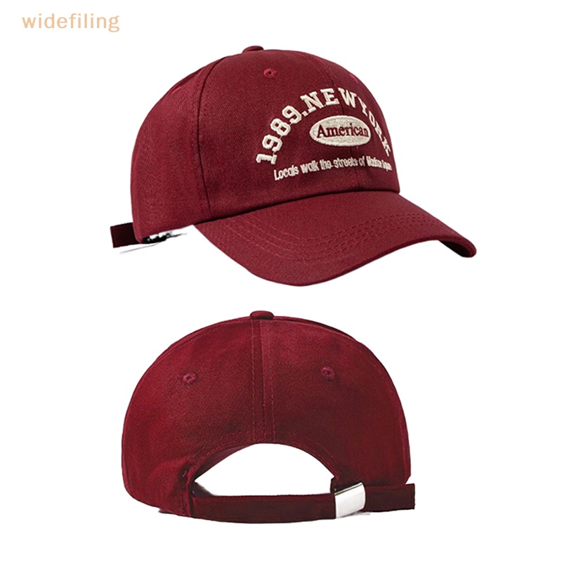 Mũ Lưỡi Trai Màu Trơn Thêu Chữ Phong Cách Hiphop Cho Nam Và Nữ